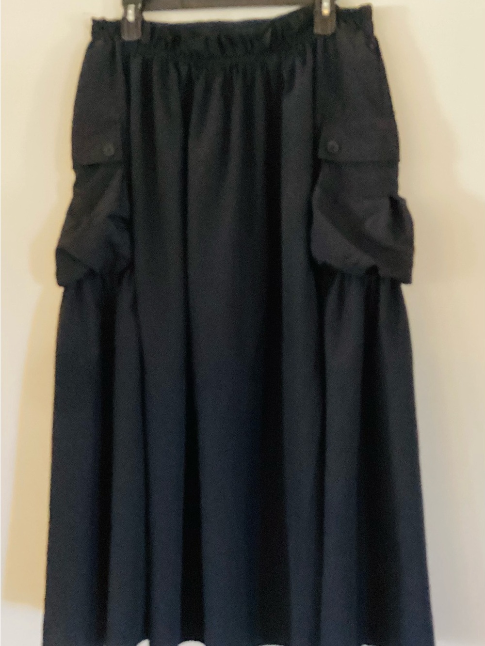 Black Techwear Goth/Cyberpunk/Mall Goth Long Skirt With A Great Swish! Size XXL